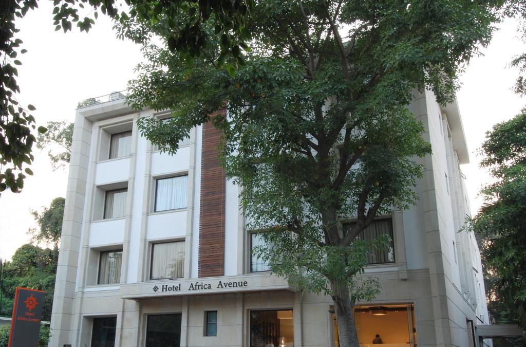 Hotel Africa Avenue Gk - 1 Nuova Delhi Esterno foto